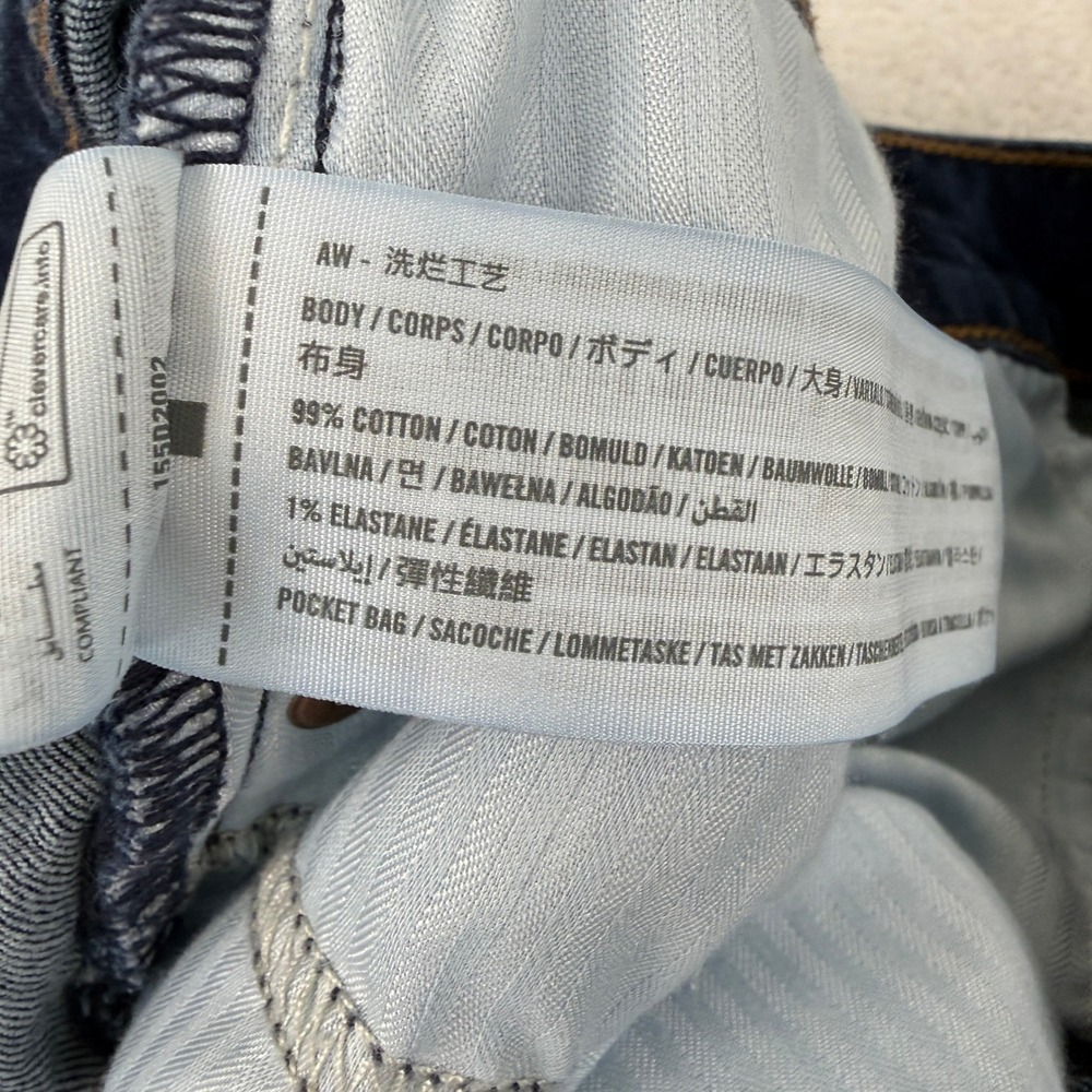 Abercrombie & Fitch Bootcut Mid Rise Jeans Womens 34 Long‎ Dark Blue 38x34 - Picture 5 of 6